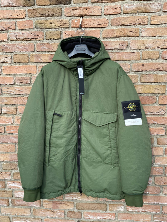 Stone Island Opaque Nylon Daunenjacke - XL