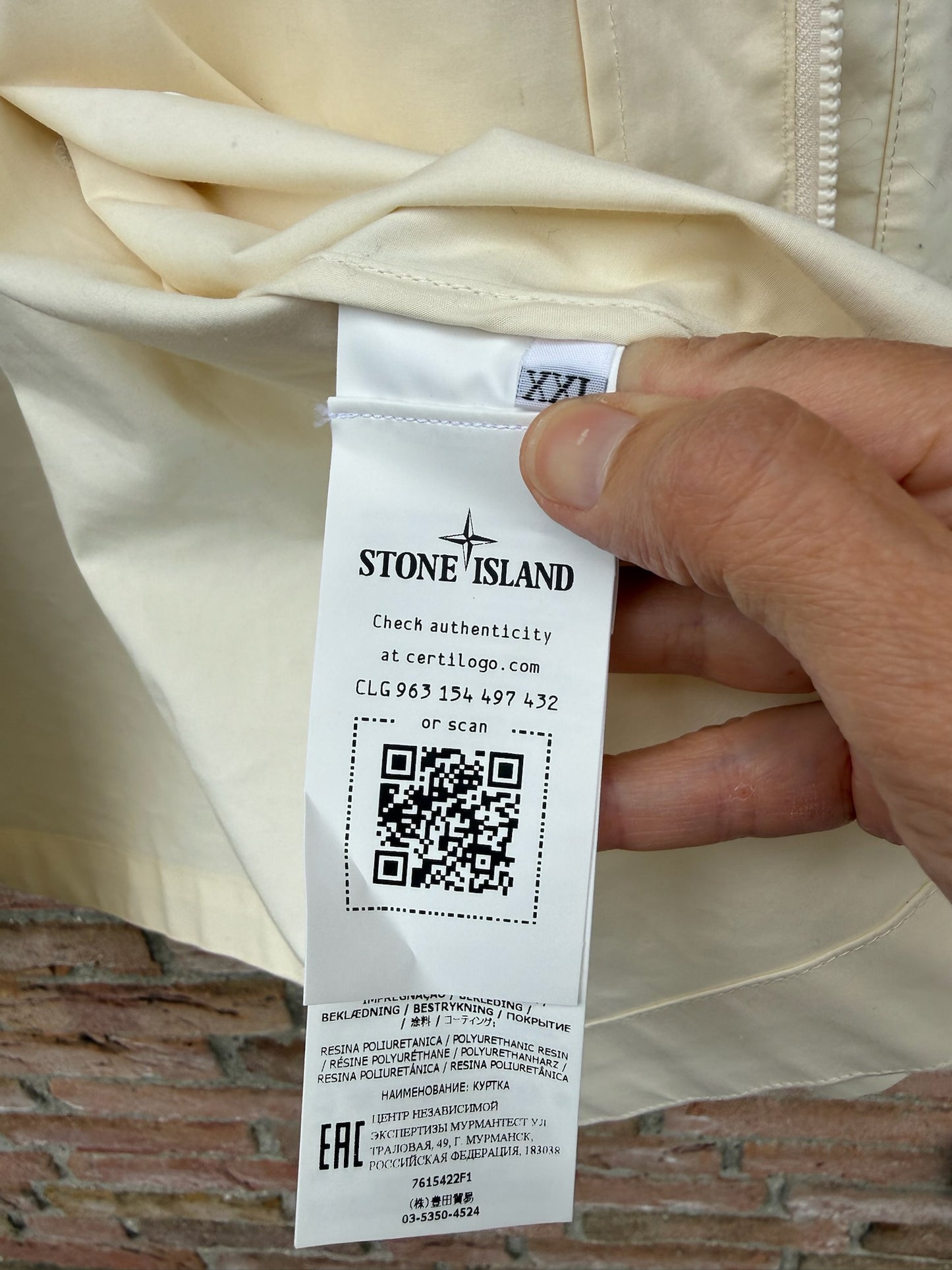 Stone Island Mac Supima 2L Ghost Jacket - XXL