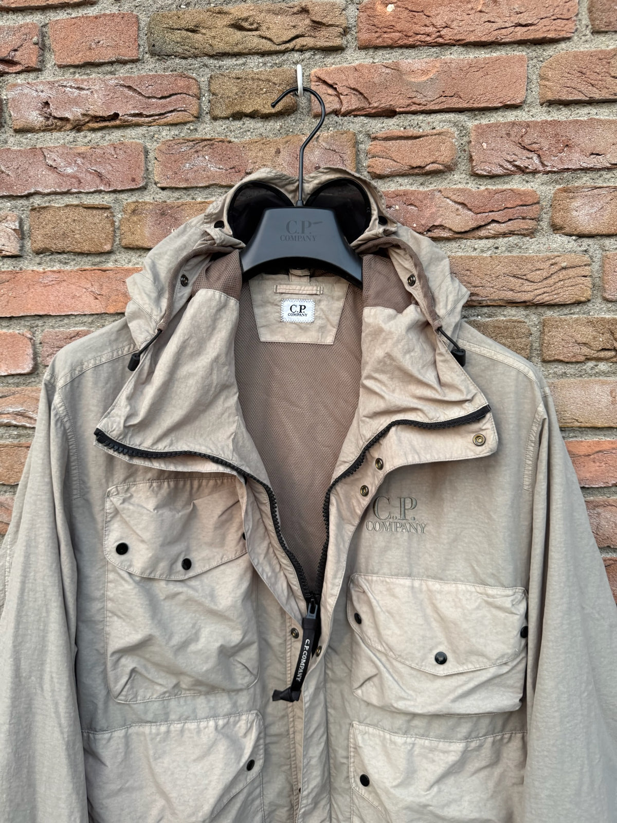 C.P. Company Flatt Nylon Goggle Jacket - L