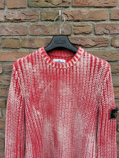 Stone Island Hand Corrosion Knit Pullover - M