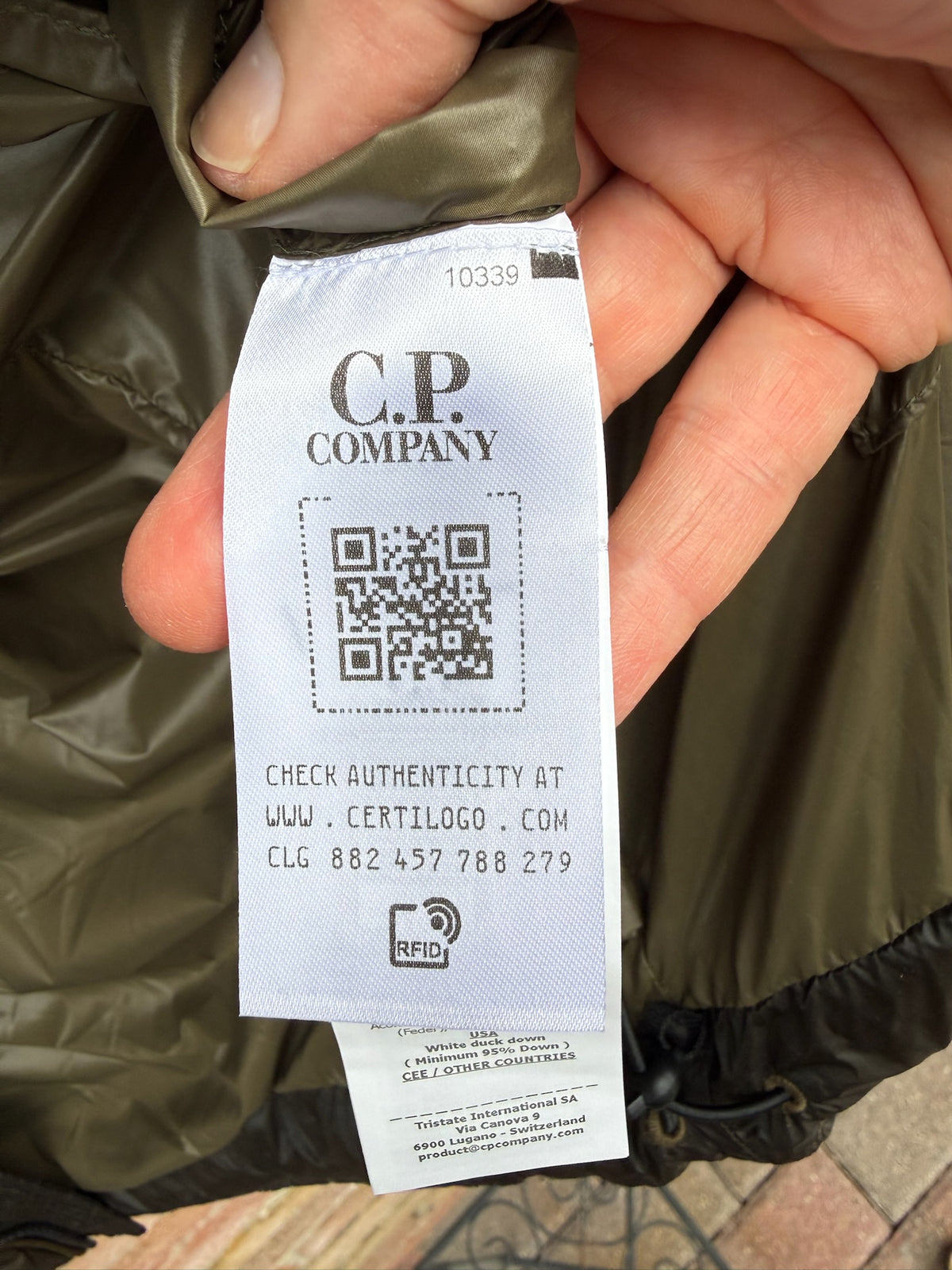 C.P. Company D.D. Shell Down Jacket - XXL