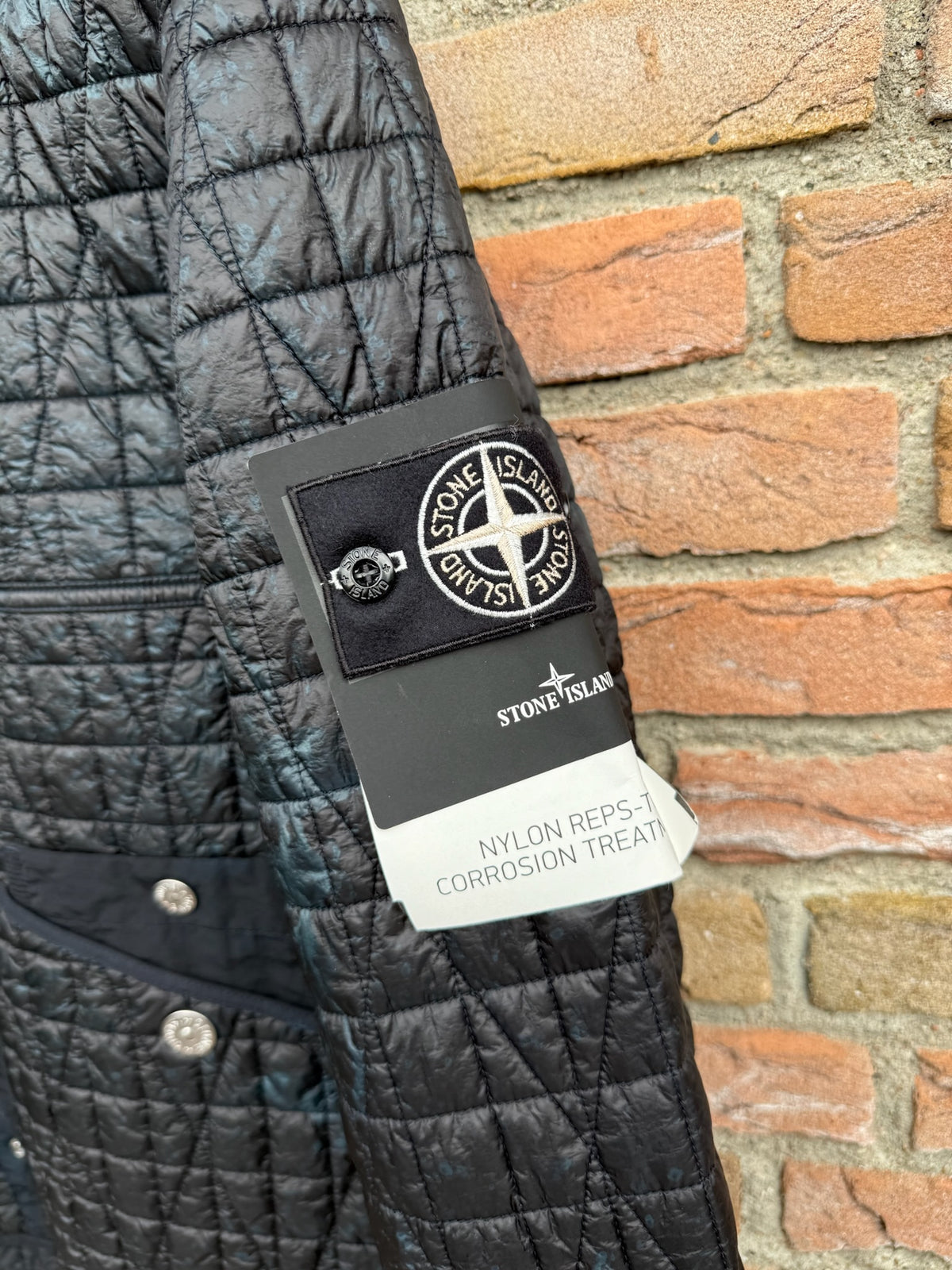 Stone Island Nylon Reps-TC Corrosion Treatment Jacket - M