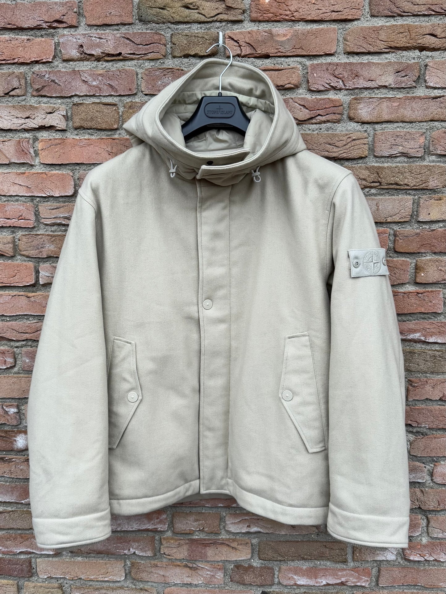 Stone Island Wool Nylon Flannel Ghost Jacket - XL
