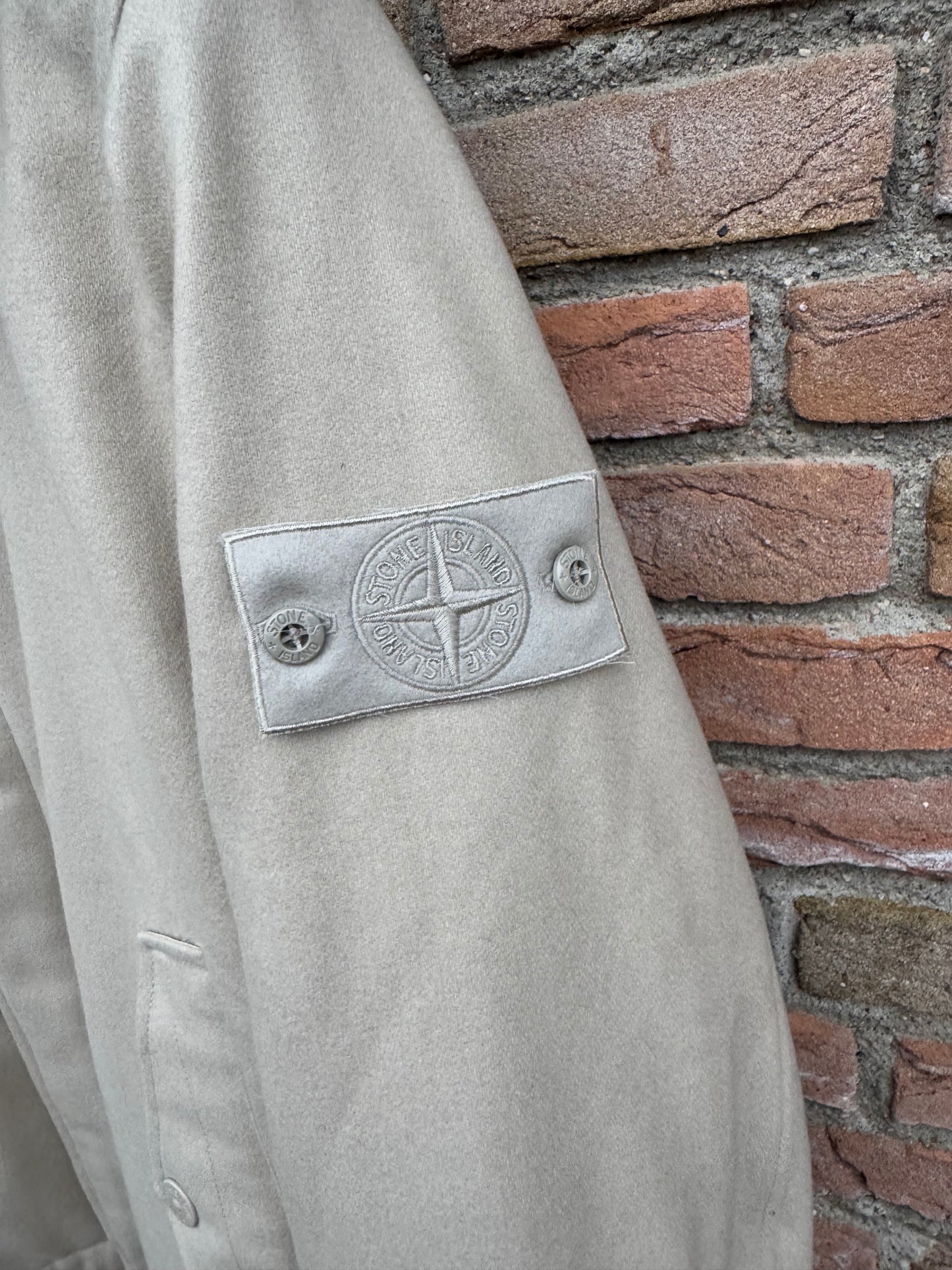Stone Island Wool Nylon Flannel Ghost Jacket - XL