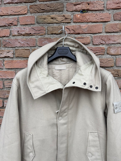 Stone Island Wool Nylon Flannel Ghost Jacket - XL