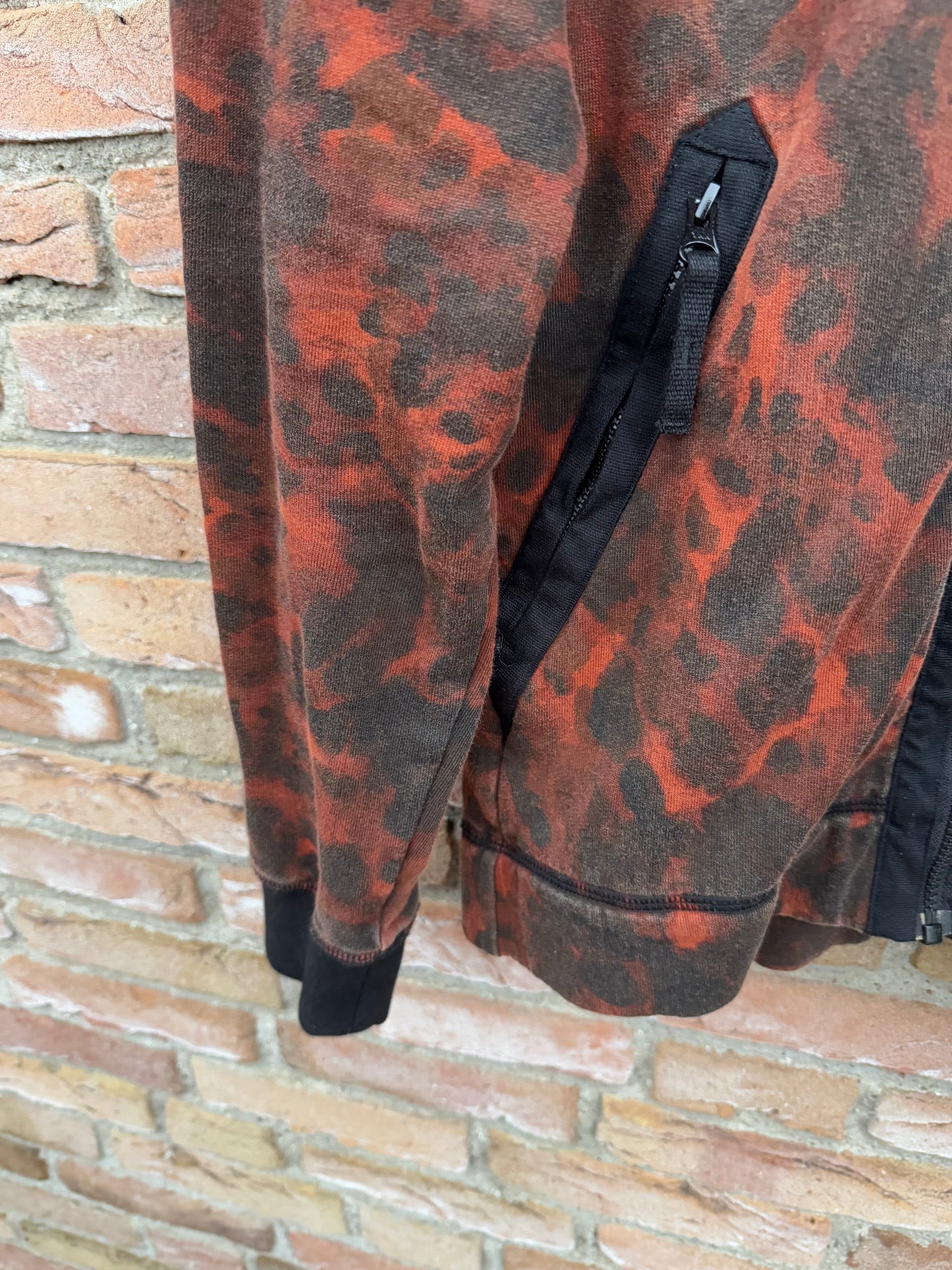 Stone Island Tortoise Shell Zipped Hoodie - L