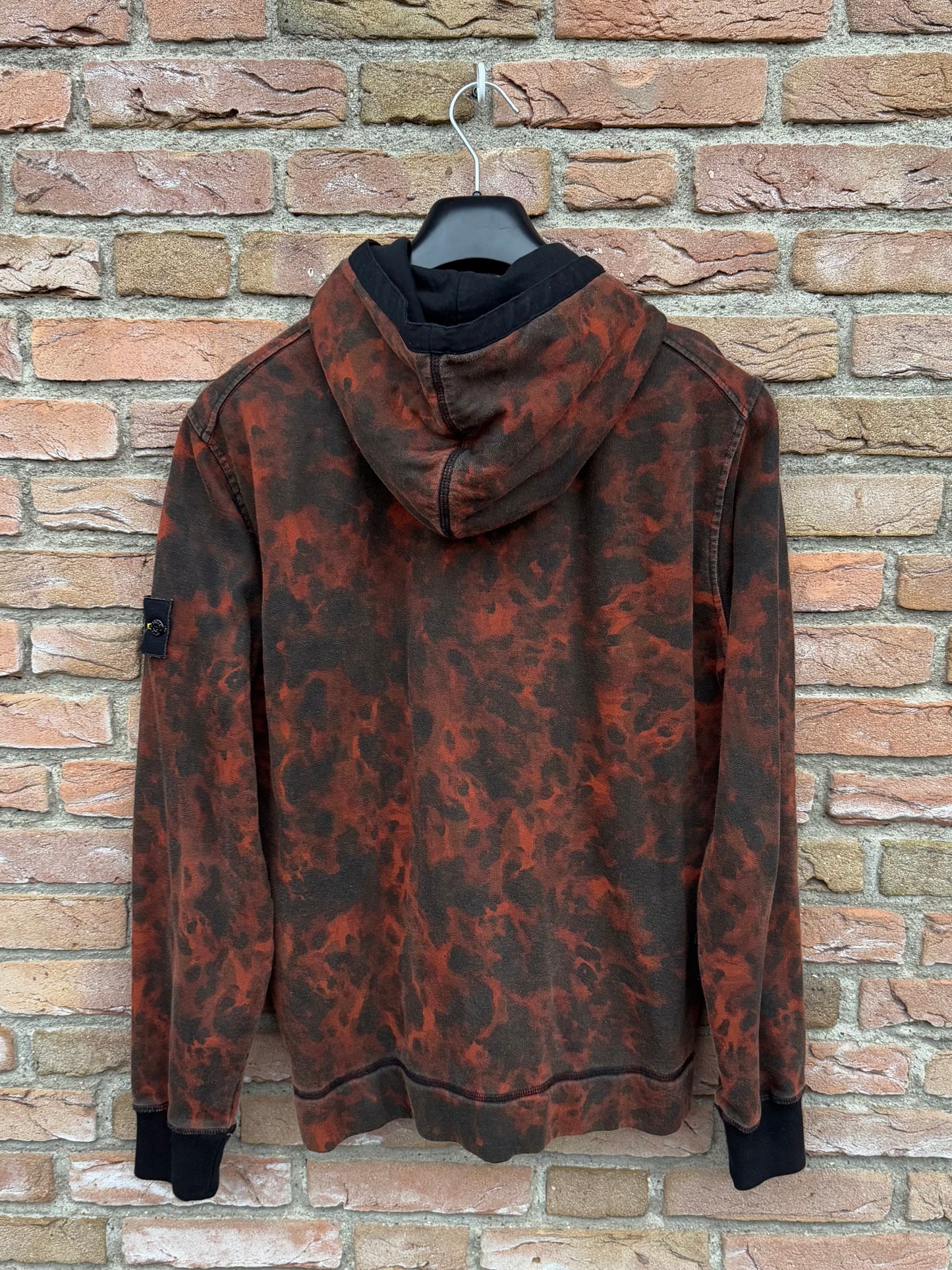 Stone Island Tortoise Shell Zipped Hoodie - L