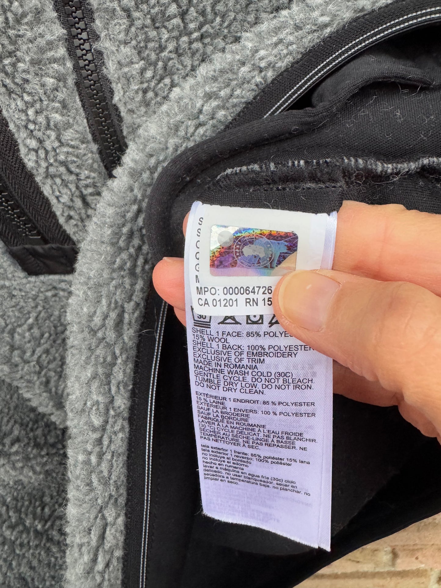 Canada Goose Renfrew Zip Fleece Pullover - S