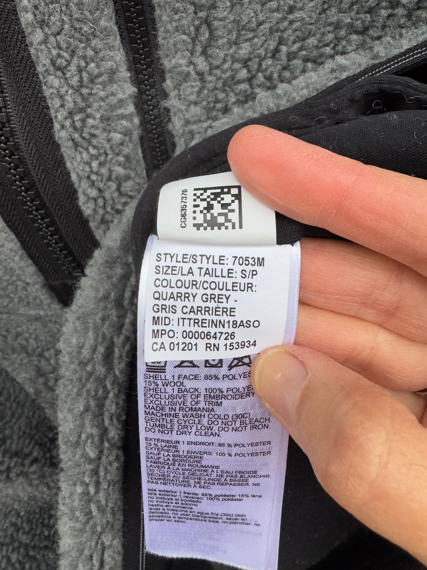 Canada Goose Renfrew Zip Fleece Pullover - S