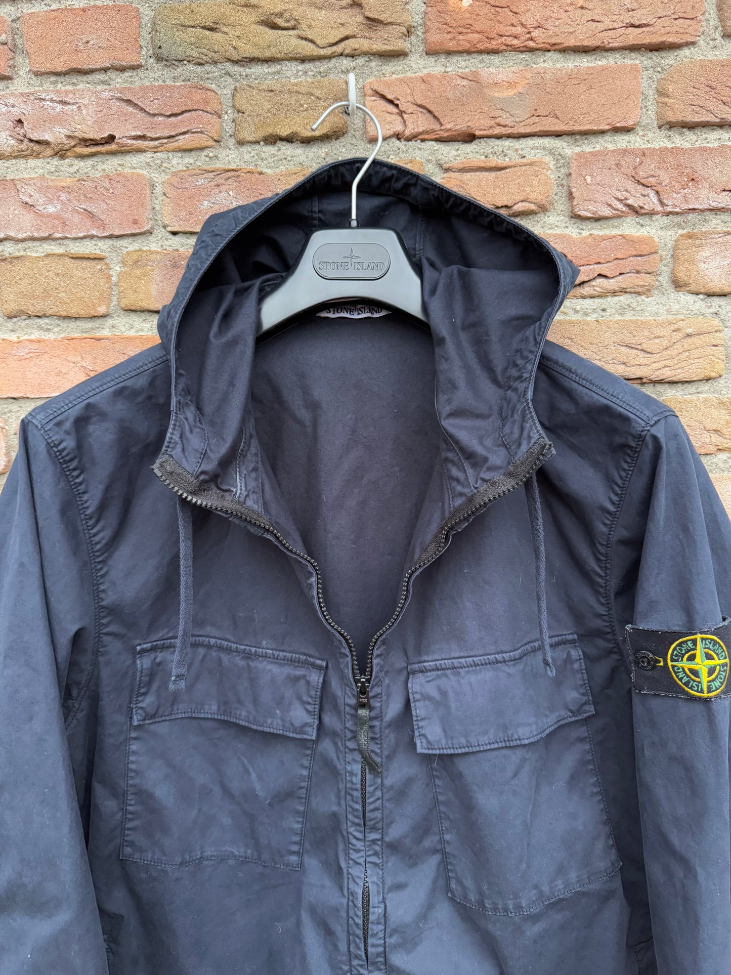 Stone Island Supima Cotton Twill Stretch-TC Jacket - L
