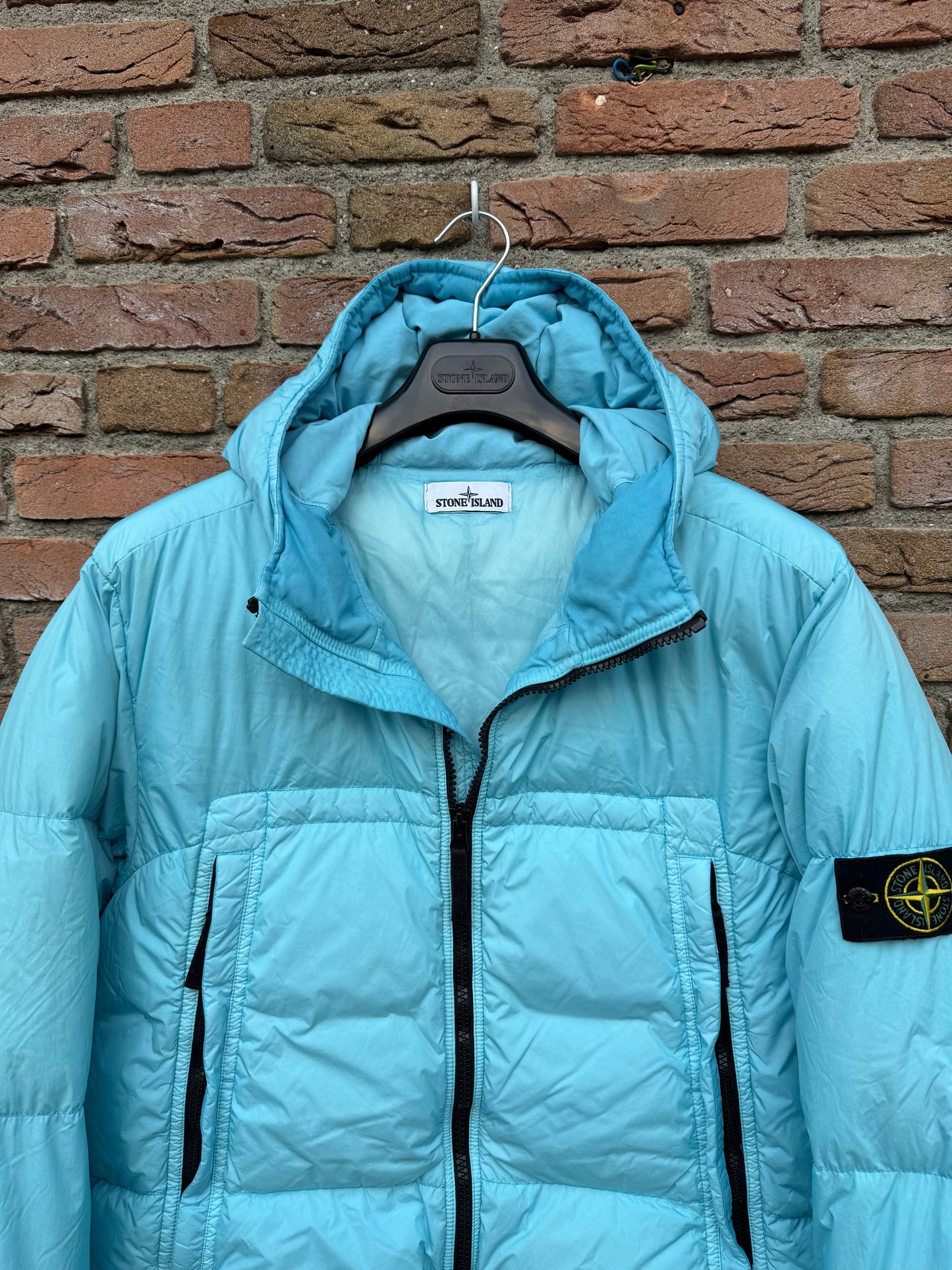 Stone Island Crinkle Reps Daunenjacke - XXL