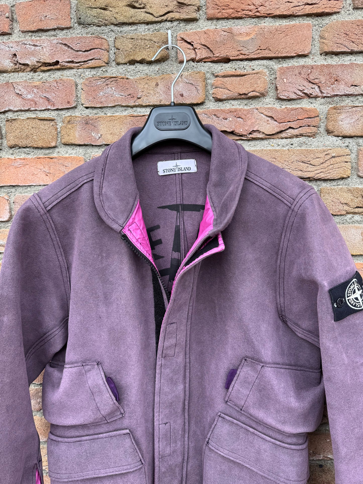 Stone Island Man Made Suede Jacke - S