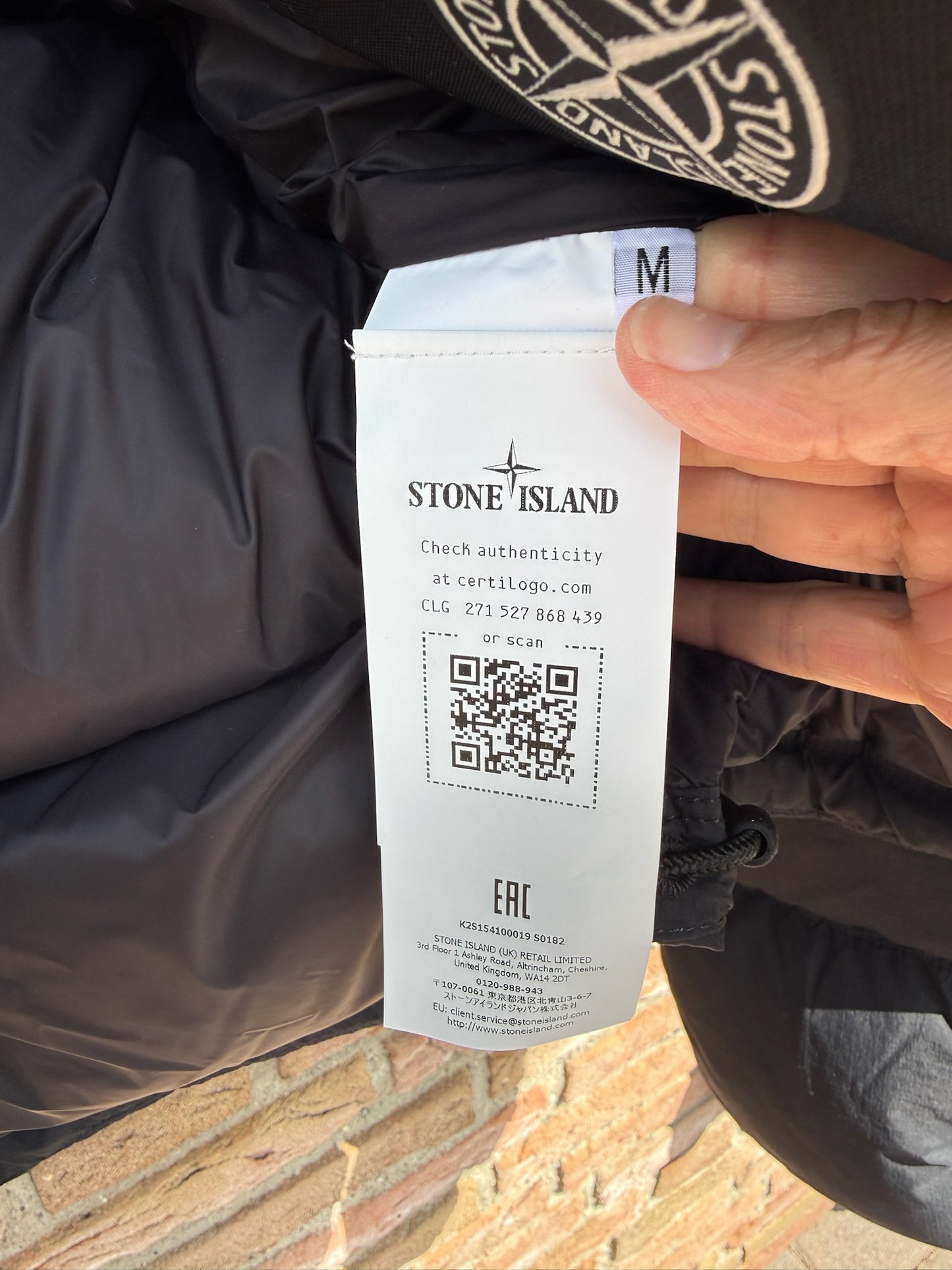 Stone Island Matt Ripstop Cordura Down Jacket - M