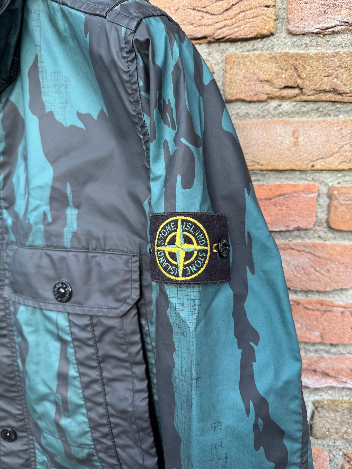 Stone Island Raso Gommata Reverse Colour Jacke - M