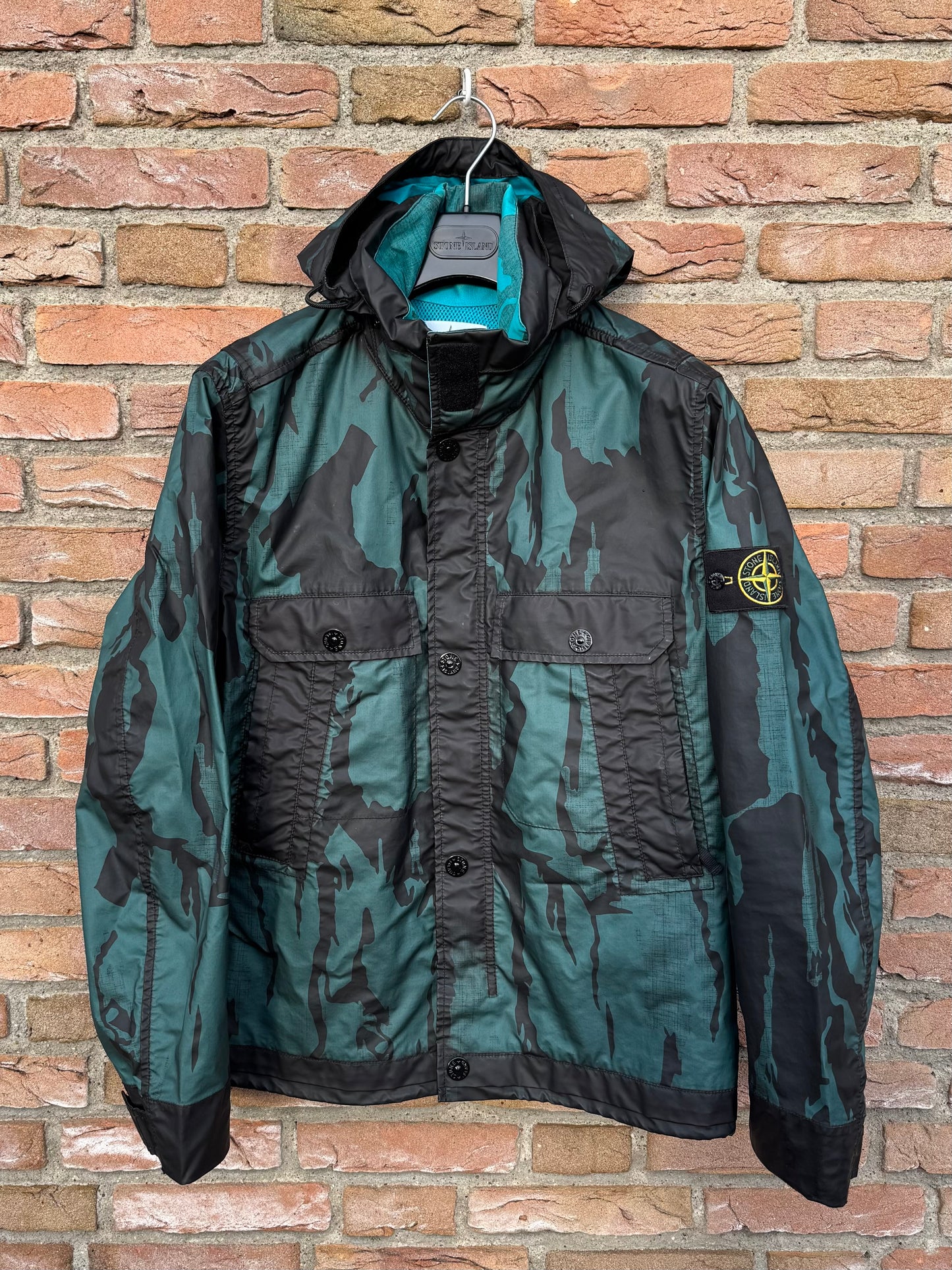 Stone Island Raso Gommata Reverse Colour Jacke - M