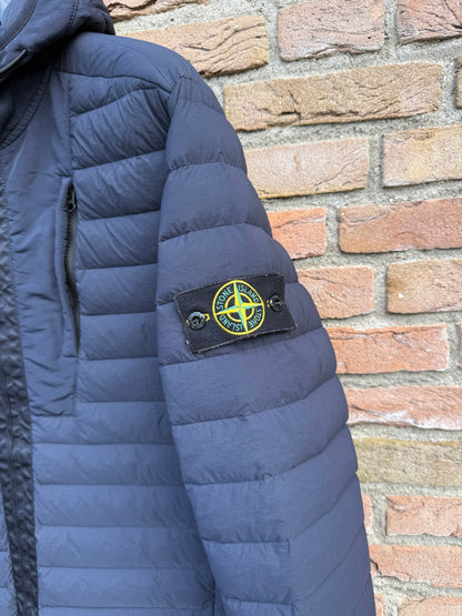 Stone Island Loom Woven Down Chambers Stretch Nylon-TC Jacket - XL