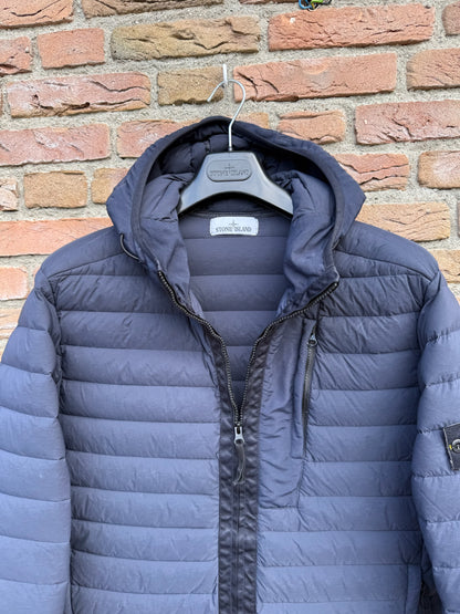 Stone Island Loom Woven Down Chambers Stretch Nylon-TC Jacket - XL