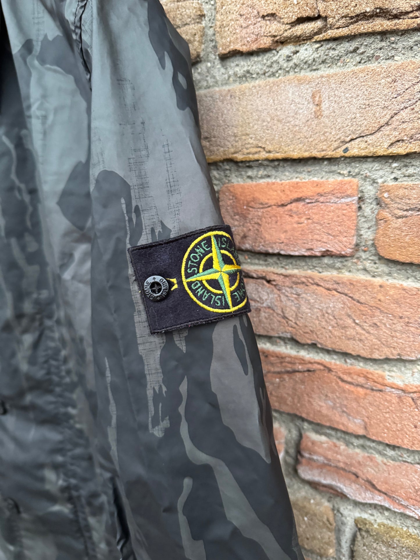 Stone Island Raso Gommato Reverse Colour Process Jacke - L