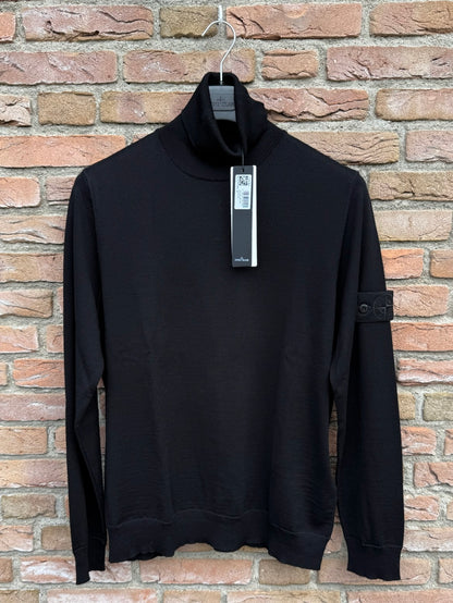 Stone Island Ghost Turtle Neck Pullover - L