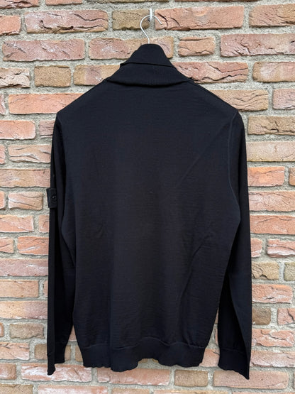 Stone Island Ghost Turtle Neck Pullover - L