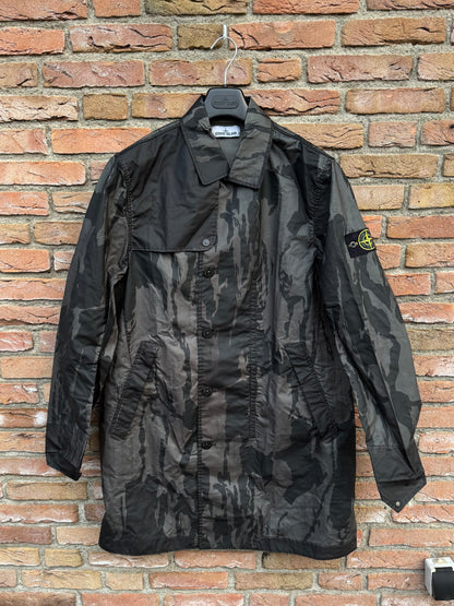 Stone Island Raso Gommato Reverse Colour Jacke - L