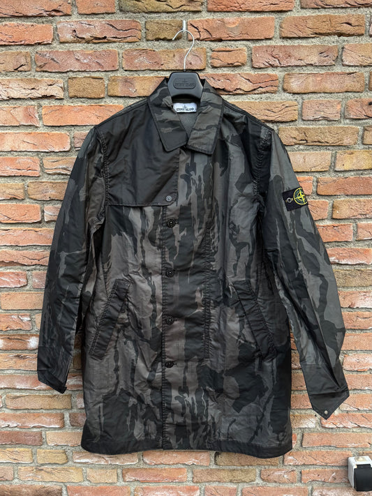 Stone Island Raso Gommato Reverse Colour Jacke - L