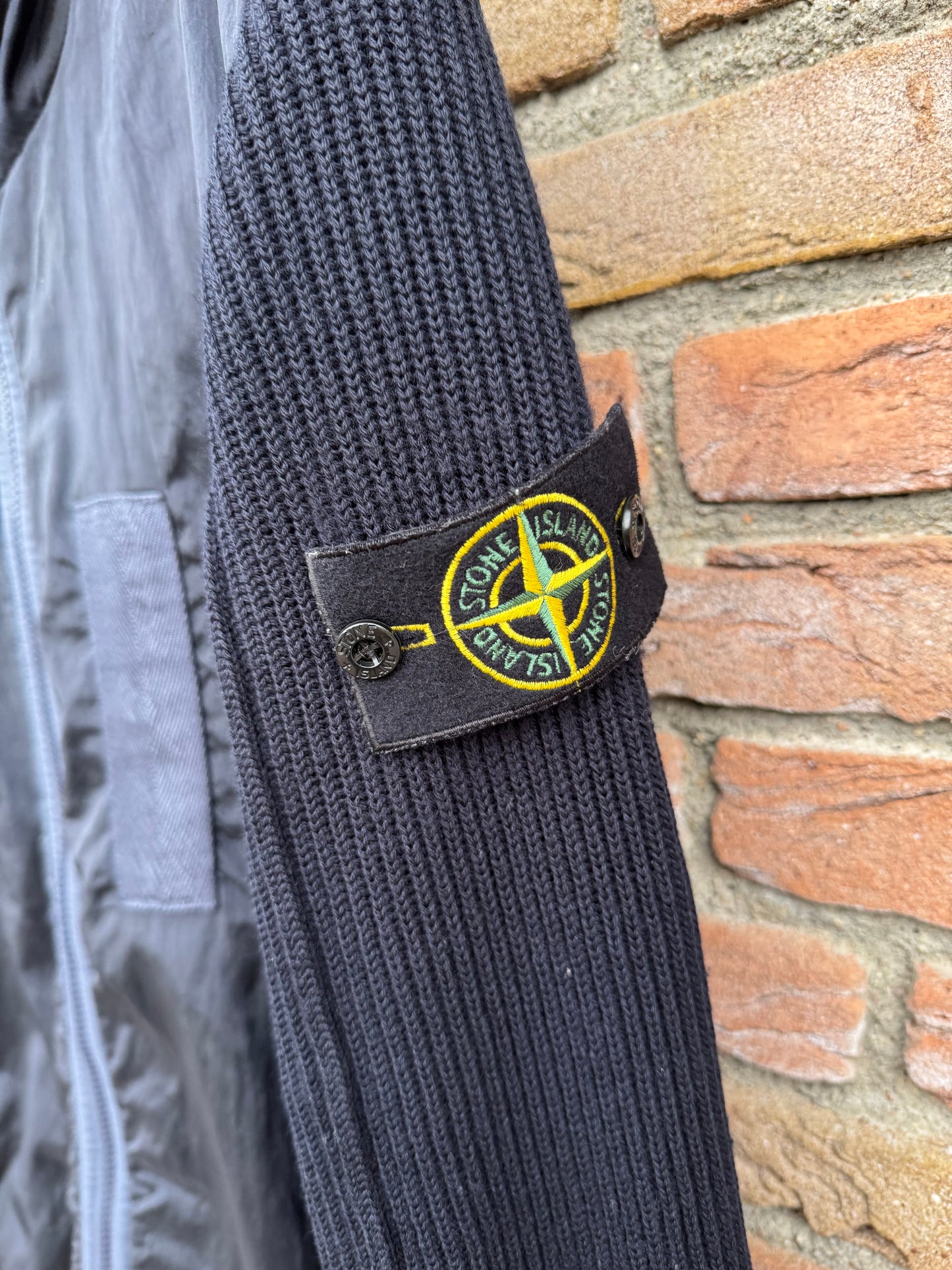 Stone Island Nylon Metal with Primaloft and Knit Jacke - M