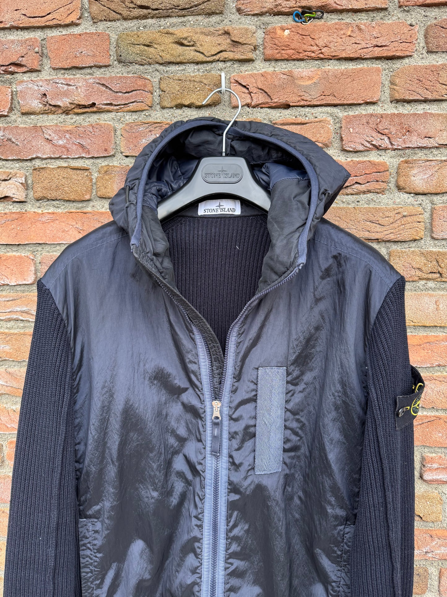 Stone Island Nylon Metal with Primaloft and Knit Jacke - M