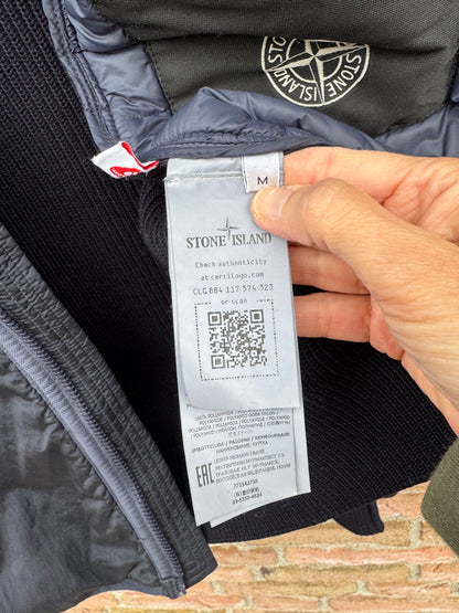 Stone Island Nylon Metal with Primaloft and Knit Jacke - M