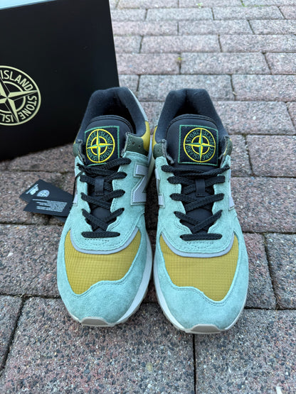 Stone Island x New Balance 574 Legacy Trainers - UK 10