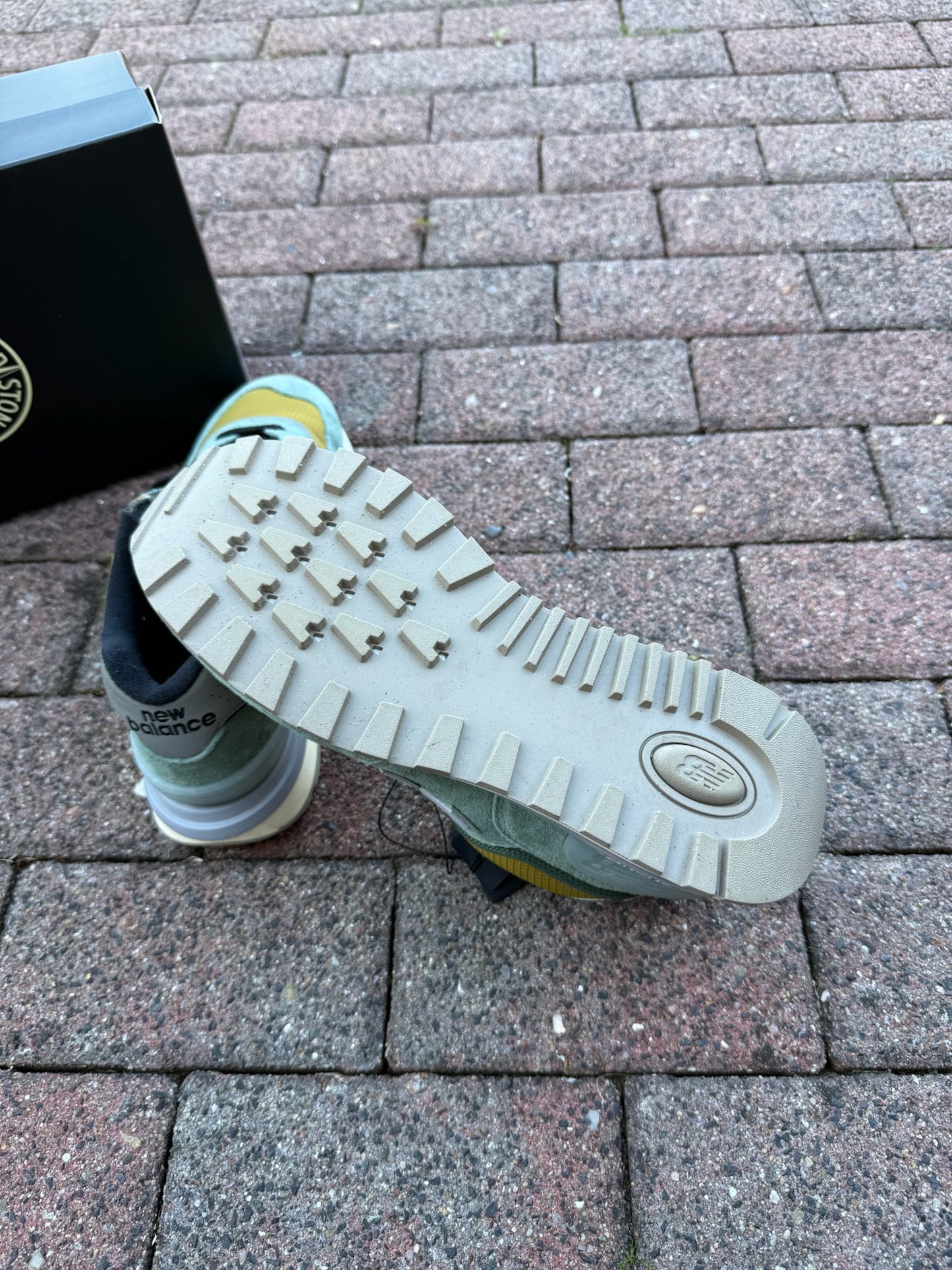Stone Island x New Balance 574 Legacy Trainers - UK 10