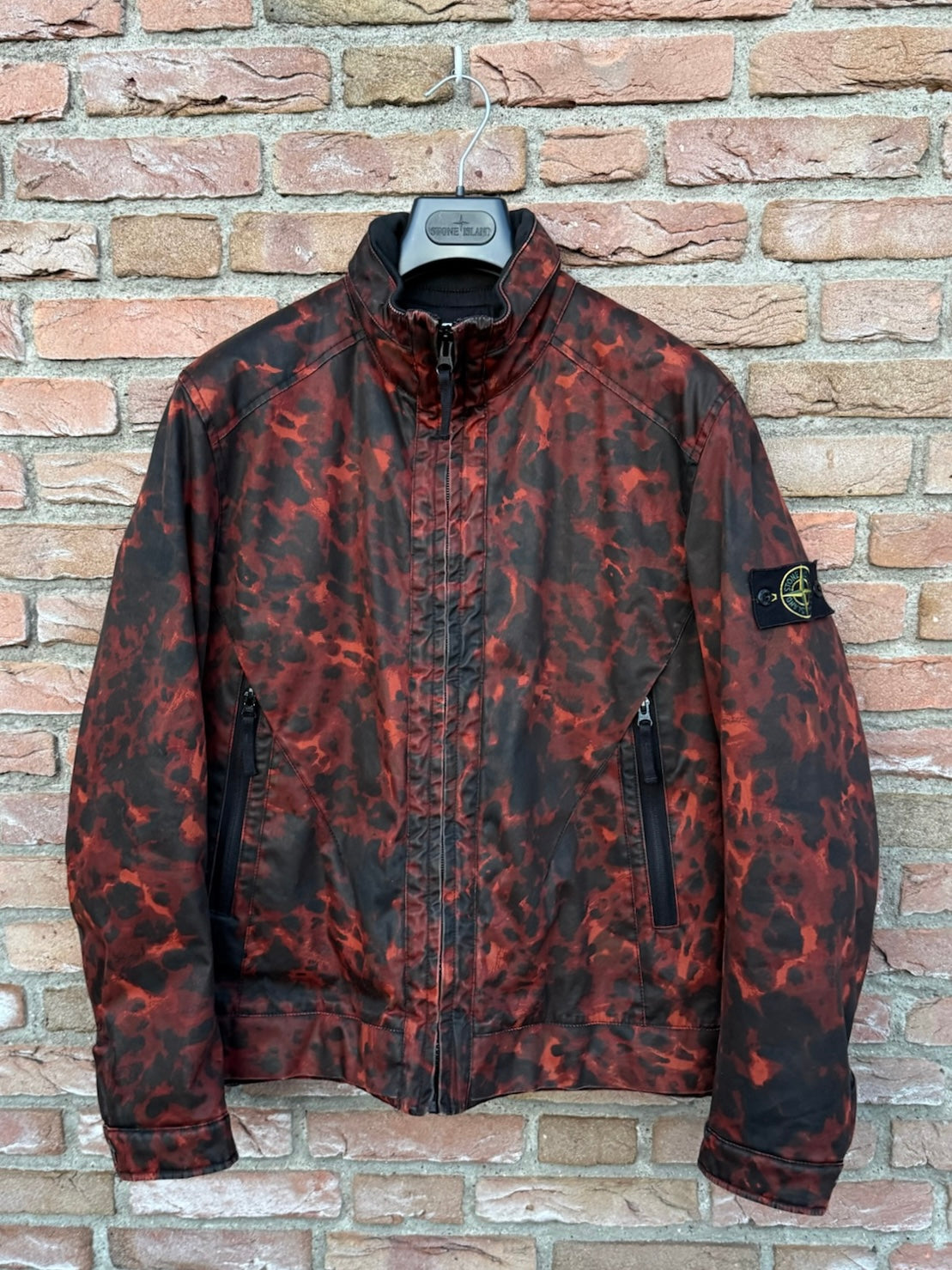Stone Island Raso Gommato Tortoise Shell OVD Jacket - M
