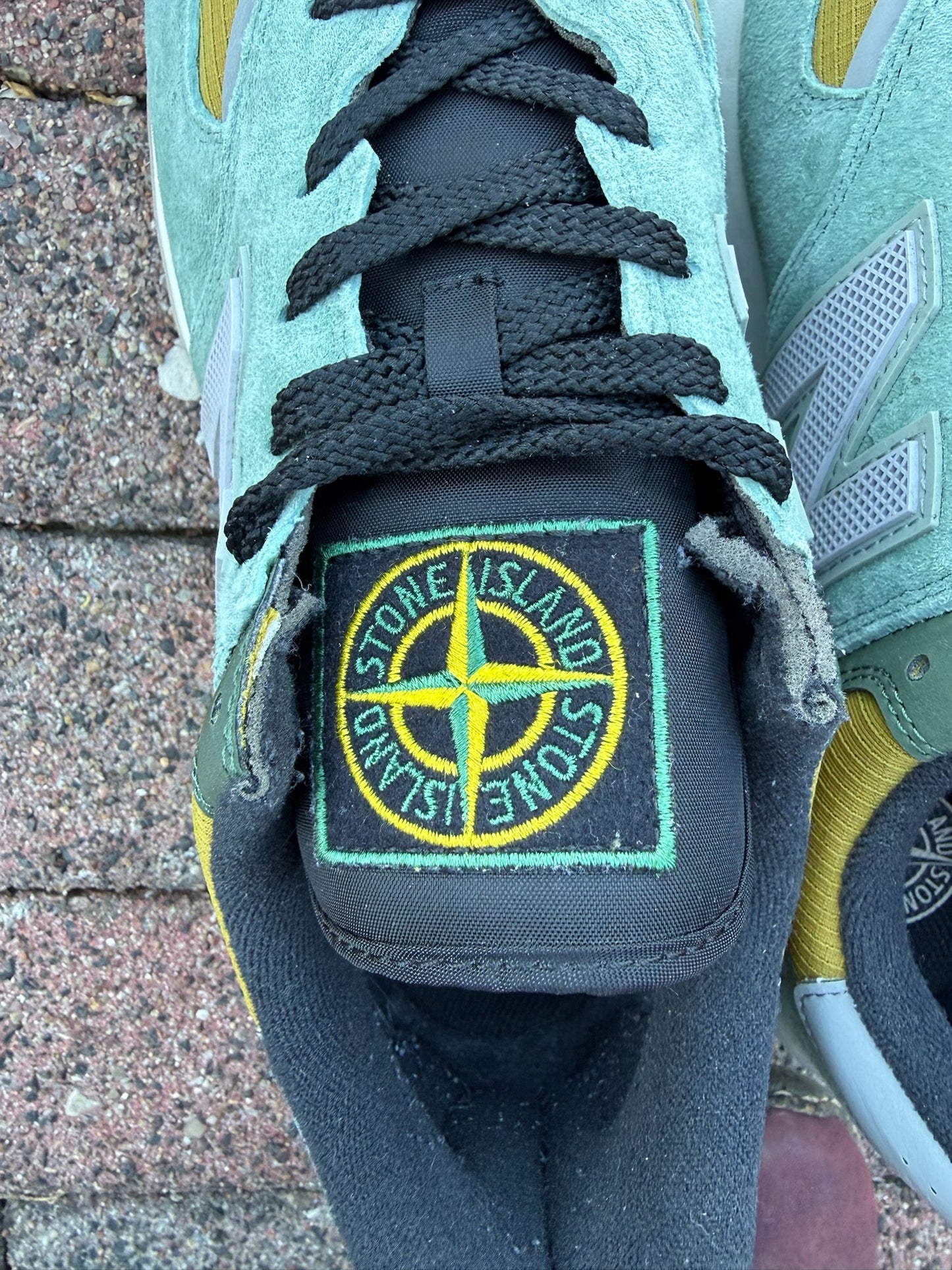 Stone Island x New Balance 574 Legacy Trainers - UK 10