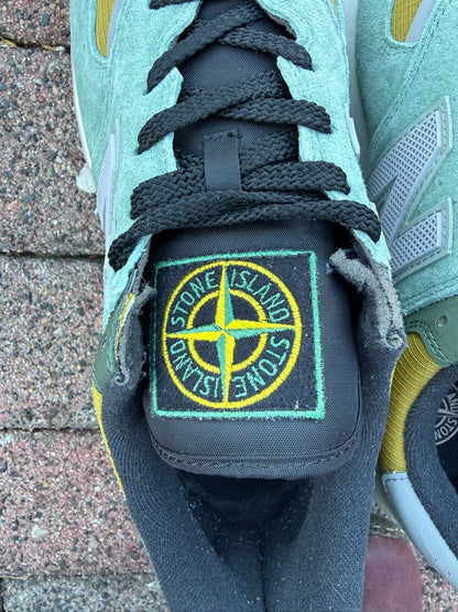Stone Island x New Balance 574 Legacy Trainers - UK 10