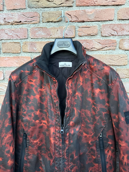 Stone Island Raso Gommato Tortoise Shell OVD Jacket - M