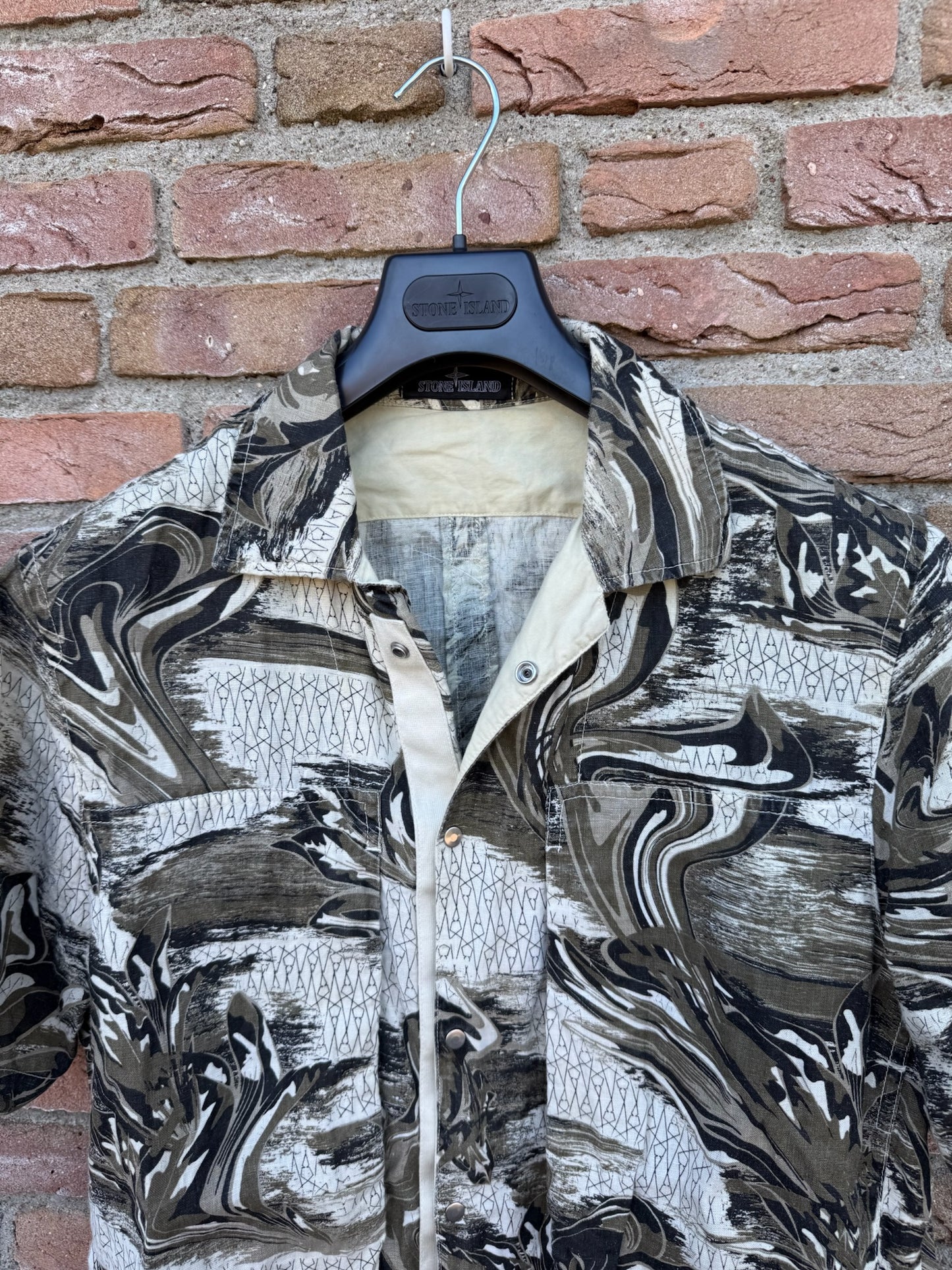 Stone Island Shadow Project Guayabera Shirt - S