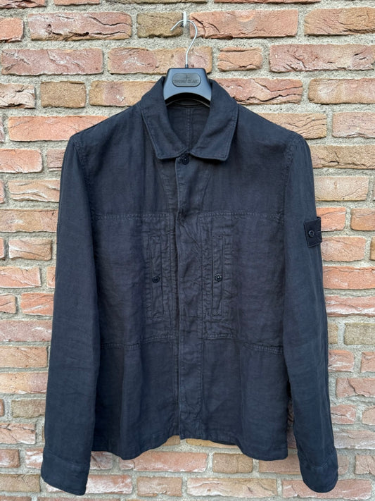 Stone Island Ghost Linen Overshirt - L