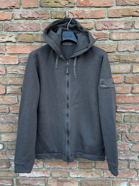 Stone Island Ghost Zipped Hoodie - M