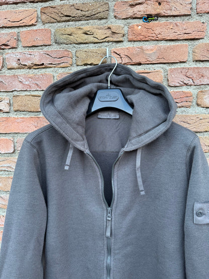 Stone Island Ghost Zipped Hoodie - M