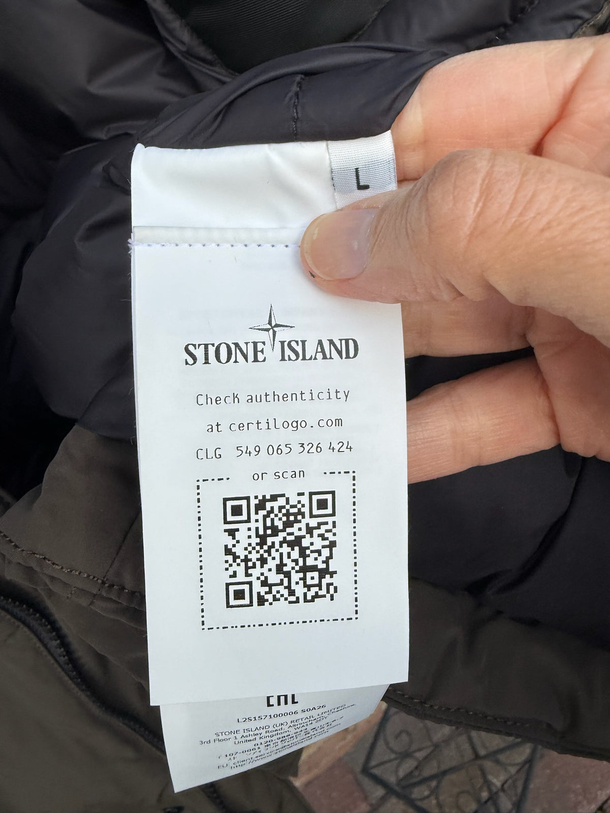 Stone Island Micro Reps Down Jacket - L