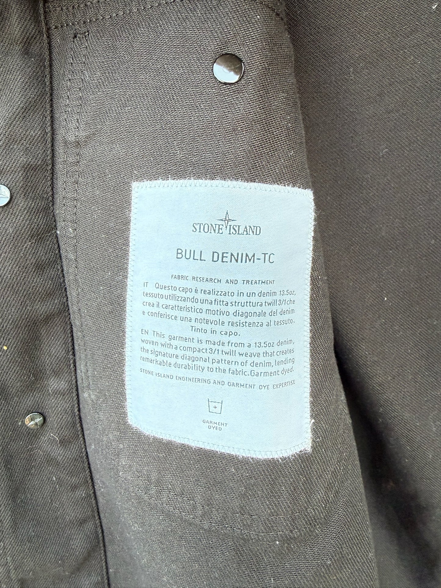 Stone Island Bull Denim-TC Jacket - M