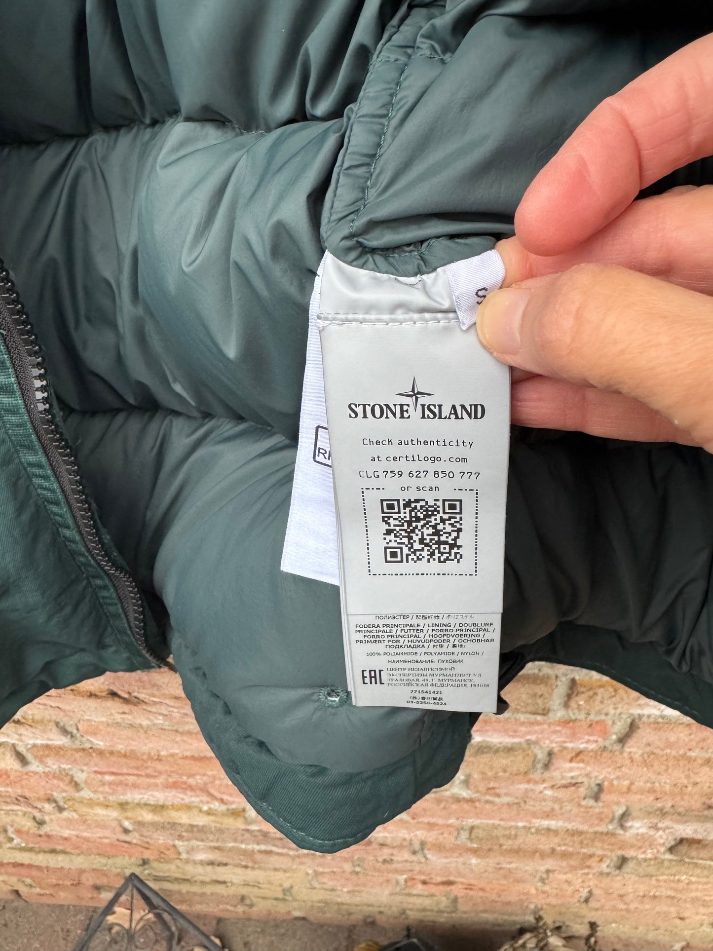 Stone Island Opaque Nylon Twill Jacke - S