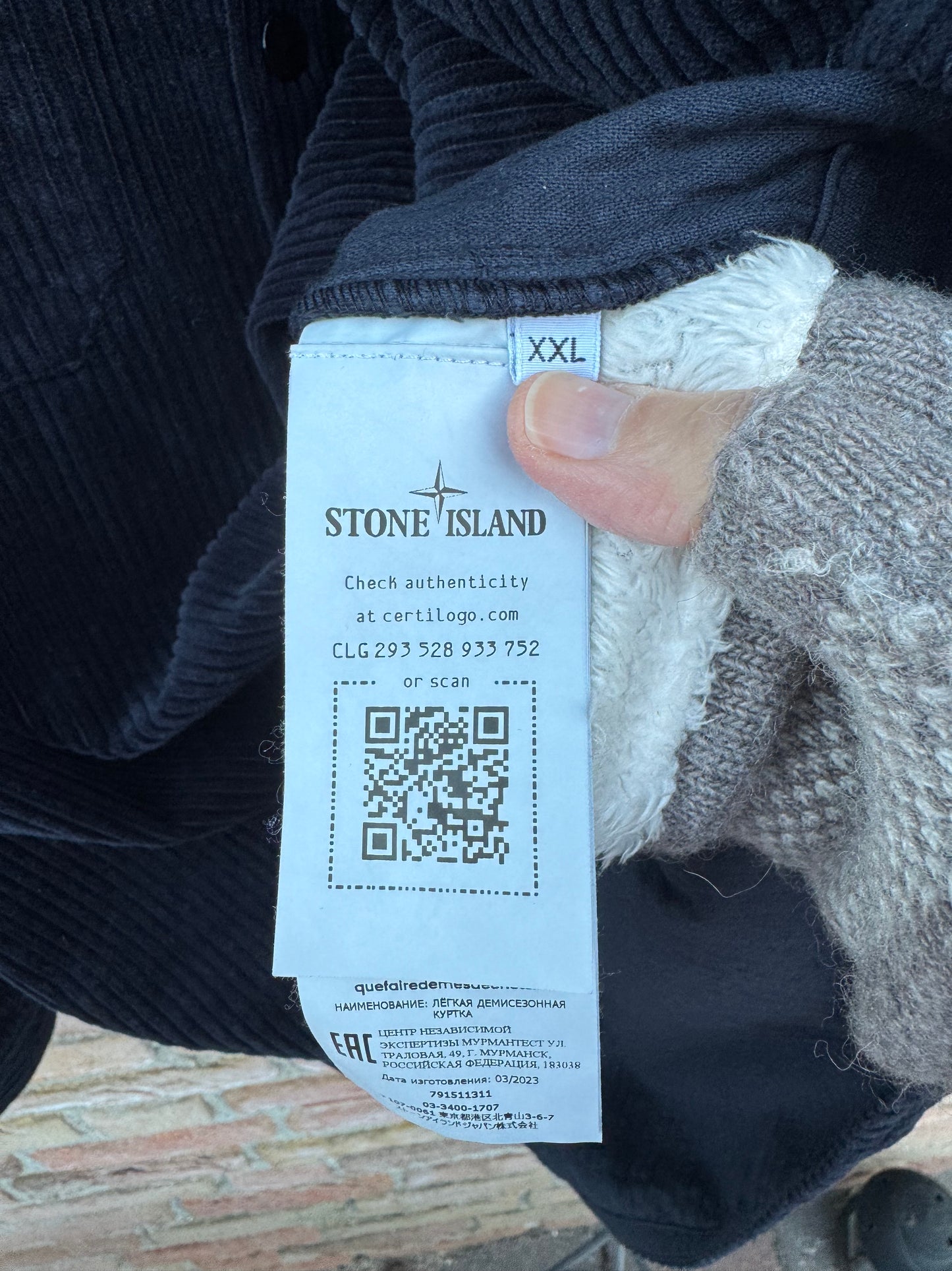 Stone Island Corduroy Overshirt - XXL