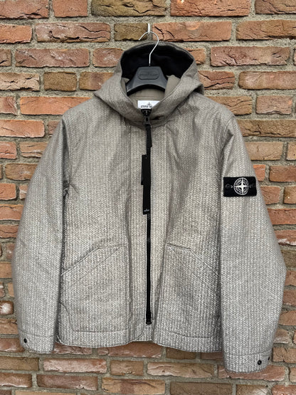Stone Island Needle Punched Reflective Jacke - M