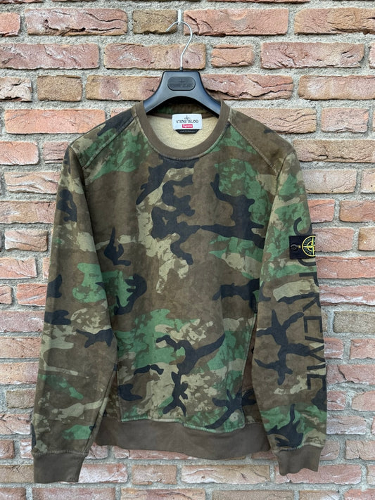 Stone Island x Supreme Camo Sweatshirt - XL