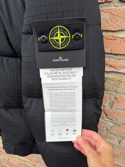 Stone Island Macro Ripstop Nylon Metal Daunenjacke - 3XL