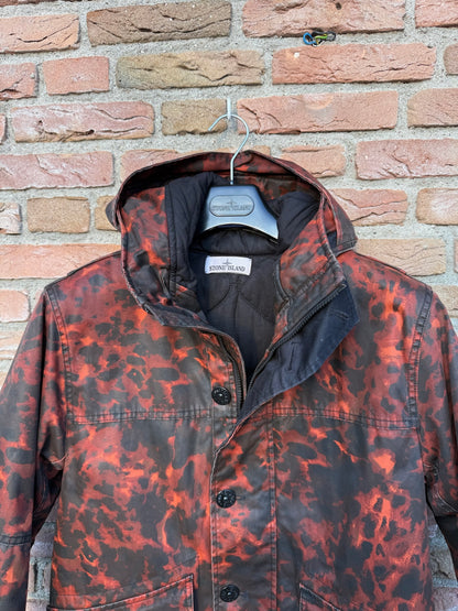 Stone Island Raso Gommato Tortoise Shell OVD Jacket - M