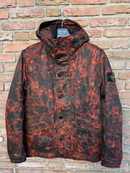 Stone Island Raso Gommato Tortoise Shell OVD Jacket - M