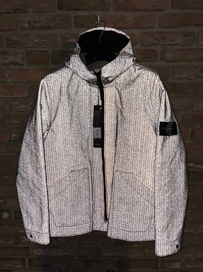 Stone Island Needle Punched Reflective Jacke - M
