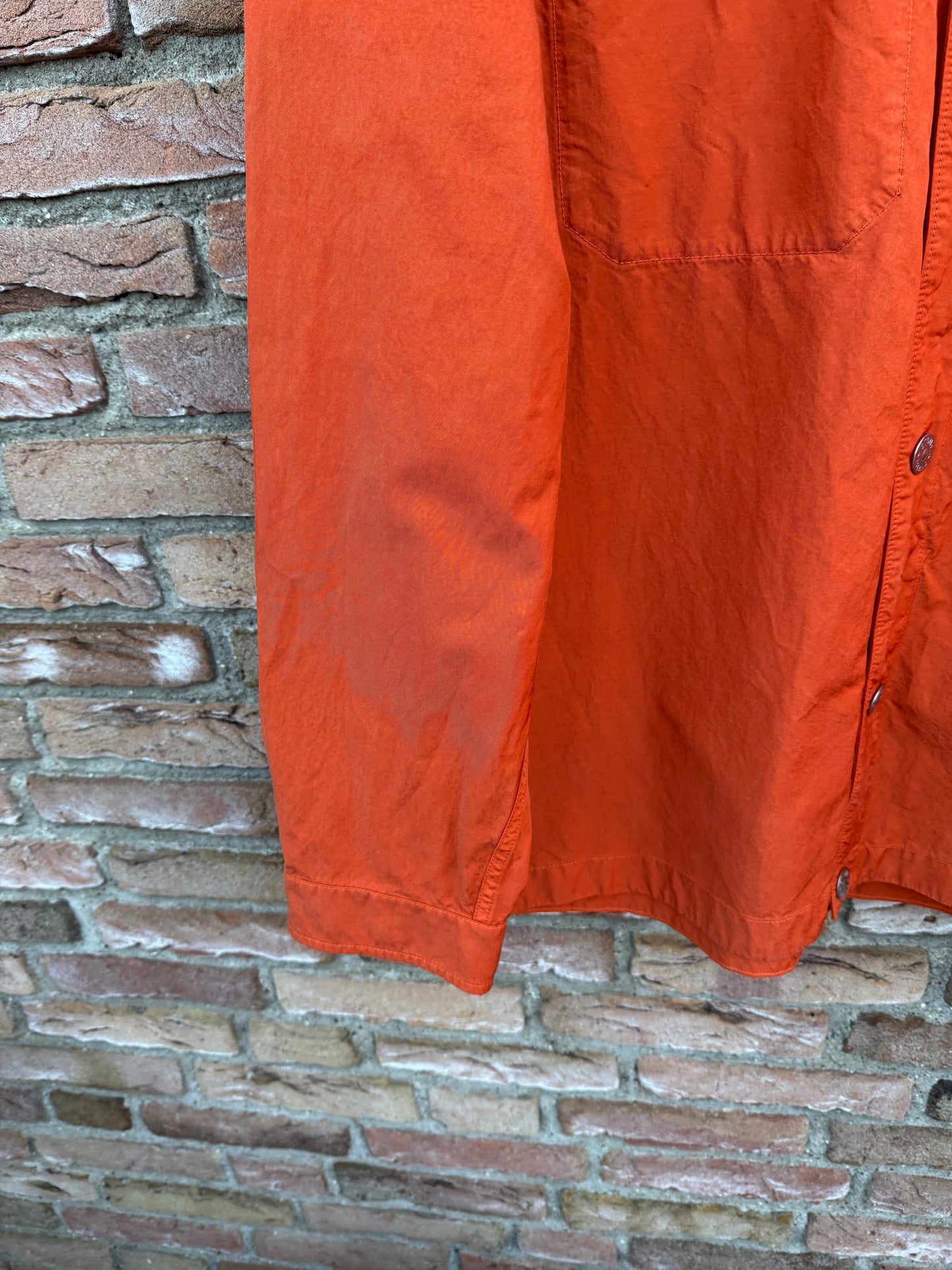 Stone Island Cupro Cotton Twill Overshirt - XXL